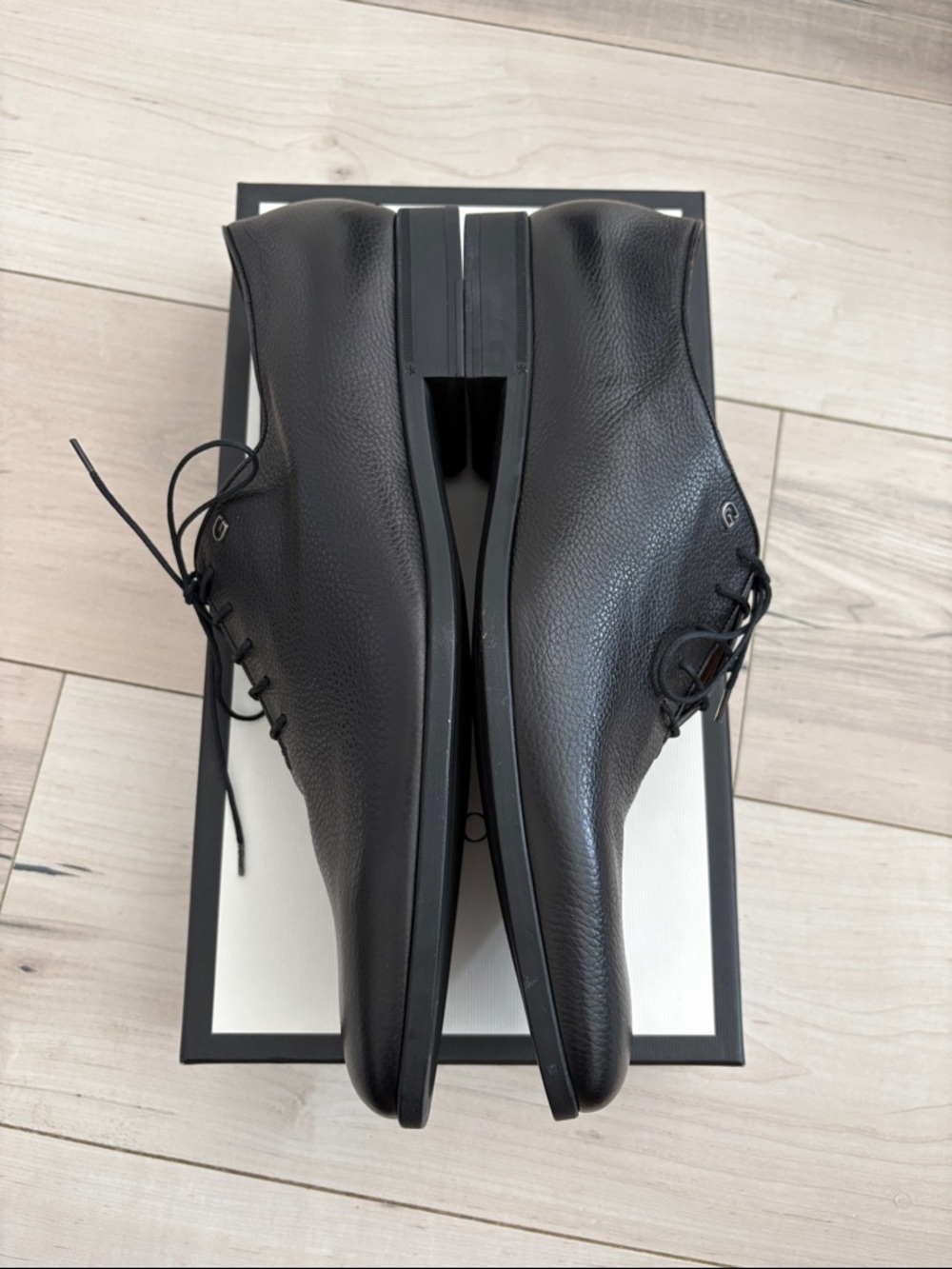 NEW Gucci Kenya Old Nero leather dress shoe - Picture 5 of 9